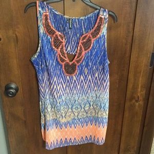 Woman's Colorful Sheer Top/Dress
